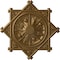 Ekena Millwork Antilles Ceiling Medallion (Fits Canopies up to 6"), Hand-Painted Pale Gold, 38 1/4"OD x 1 1/2"P CM38ANPAS - alternate 1